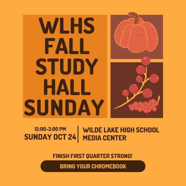 WLHS Fall Study Hall Sunday 10.24.21